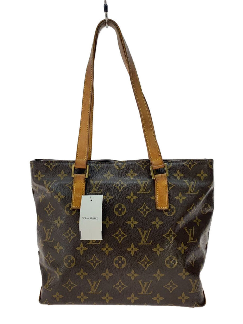 Louis Vuitton Tote Bag Canvas Brown Monogram